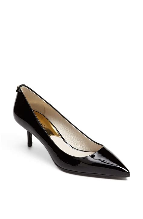 michael kors high heels pumps|Michael Kors black kitten heels.